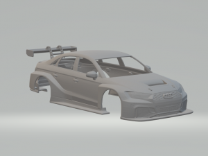 Audi rs3 tcr 3D-Druckmodell