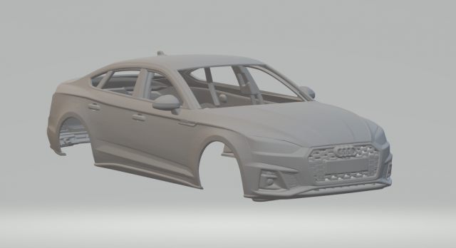 Audi a5 sportback Modelo de impresión 3D .c4d .max .obj .3ds .fbx .stl .blend 