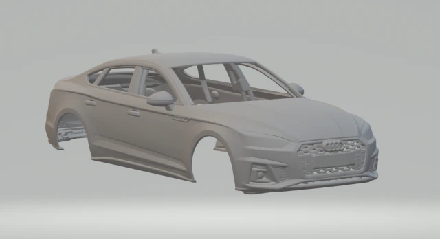 Audi a5 sportback 3D Print Model .c4d .max .obj .3ds .fbx .stl .blend 