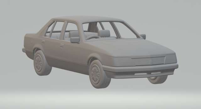 Holden Commodore 1981 3D Print Model .c4d .max .obj .3ds .fbx .stl .blend 
