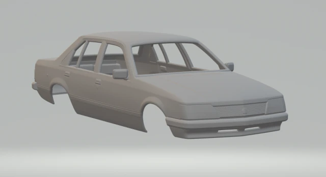 Corpo Holden Commodore 1981 Modelo de Impressão 3D .c4d .max .obj .3ds .fbx .stl .blend 