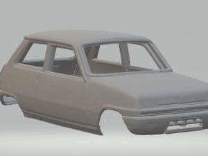Renault R5 TL 3D Baskı Modeli