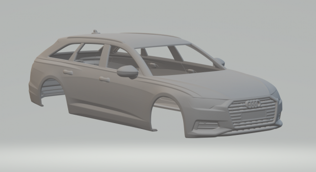 Audi a6 2019 Modèles 3D en vedette .c4d .max .obj .3ds .fbx .stl .blend 