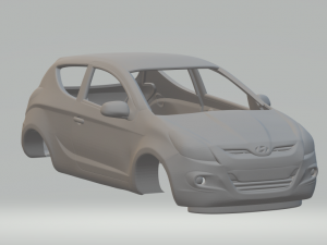 Hyundai i20 3D 프린트 모델