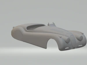 재규어 xj120 3D 프린트 모델