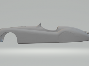 Jaguar xj120 3D प्रिंट मॉडल
