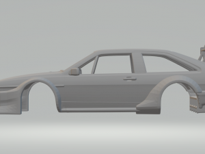 Vw scirocco race car custom 3D-printmodel
