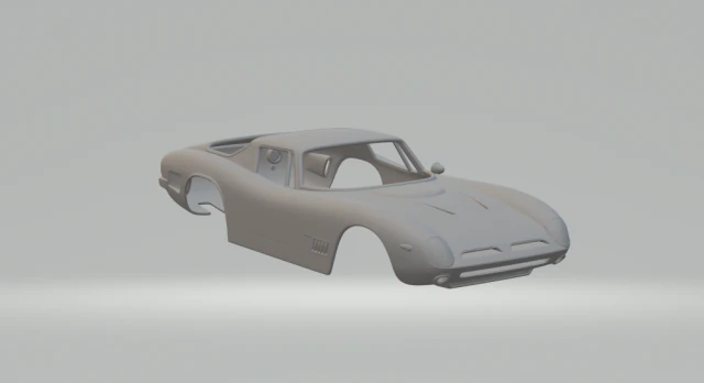 Bizzarrini gt strada 3D Print Model .c4d .max .obj .3ds .fbx .stl .blend
