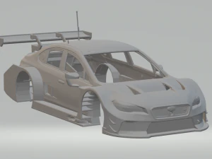 Гоночный автомобиль Subaru Impreza WRX 3D Принт Модель