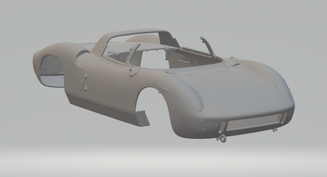 Ferrari 250lm 3D 打印模型 .c4d .max .obj .3ds .fbx .stl .blend 