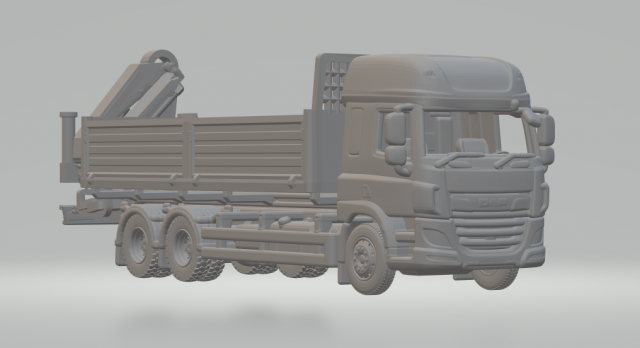 Daf cf 3D-Druckmodell .c4d .max .obj .3ds .fbx .stl .blend 