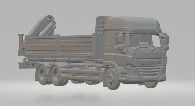 Daf cf 3D Print Model .c4d .max .obj .3ds .fbx .stl .blend 