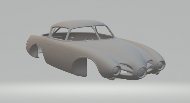 Abarth 1500 3D Принт Модель .c4d .max .obj .3ds .fbx .stl .blend 