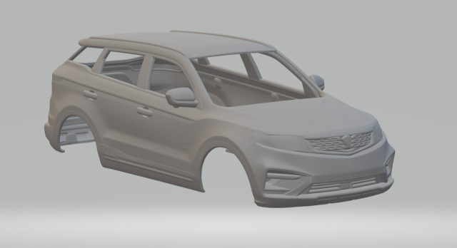 Proton x70 3D 打印模型 .c4d .max .obj .3ds .fbx .stl .blend 