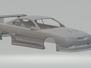 Mustang custom Modelo de impresión 3D