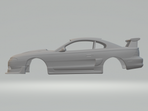 Mustang custom 3D Baskı Modeli
