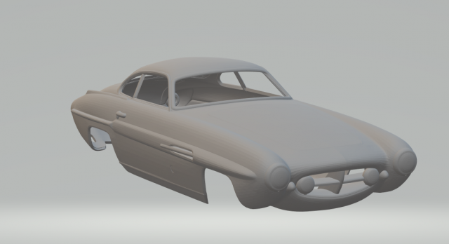 Fiat 8V Supersonic 3D Print Model .c4d .max .obj .3ds .fbx .stl .blend 