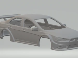 Mitsubishi Lancer-Rennwagen 3D Druckmodell