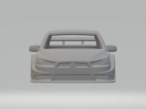 Mitsubishi lancer race car 3D Print Model