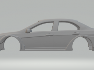 Mitsubishi lancer race car 3D Принт Модель