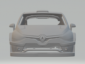 Renault clio race car 3D-printmodel
