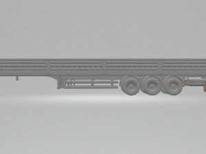 Trailer Flatbed euro 3D Print Model