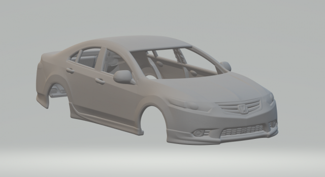 Honda accord s Modelo de impresión 3D .c4d .max .obj .3ds .fbx .stl .blend
