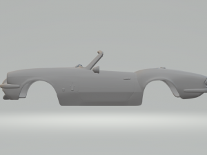 Triumph Spitfire 3D Baskı Modeli