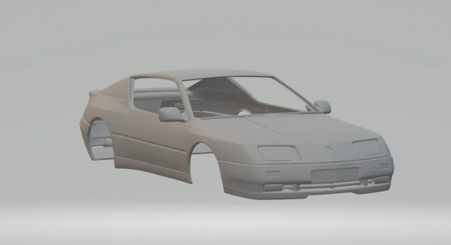 Alpine A610 3D Print Model .c4d .max .obj .3ds .fbx .stl .blend 
