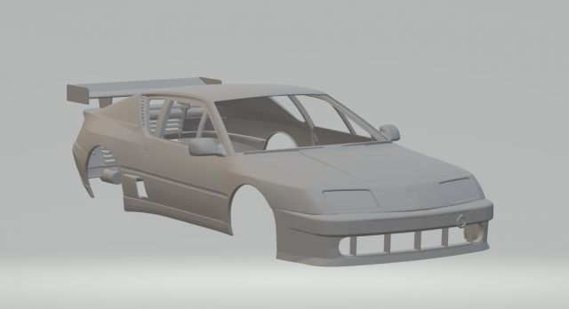 Alpine A610 race car 3D Принт Модель .c4d .max .obj .3ds .fbx .stl .blend 