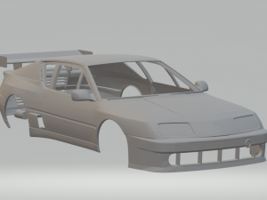 Alpine A610 race car 3D 프린트 모델