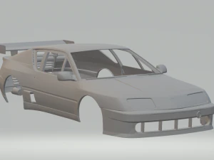 アルピーヌ A610 レースカー 3Dプリントモデル