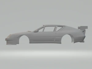 Alpine A610 race car 3D Print Model