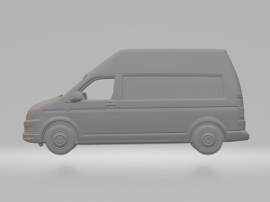Volkswagen Transporter Van L2H3 T6 2017 3D Print Model