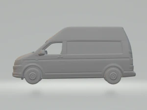 Volkswagen Transporter Van L2H3 T6 2017 3D Print Model
