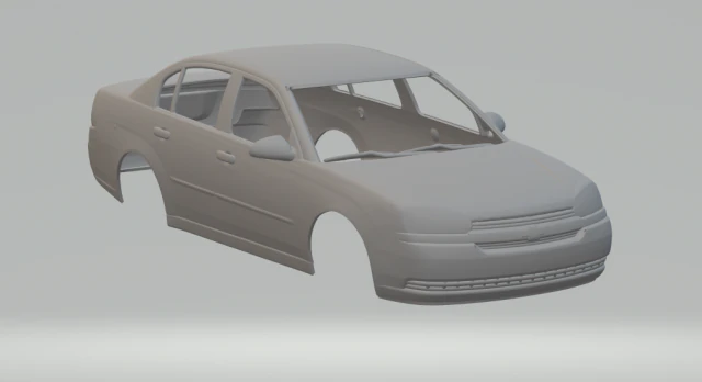 Chevrolet malibu 2004 3D Print Model .c4d .max .obj .3ds .fbx .stl .blend 