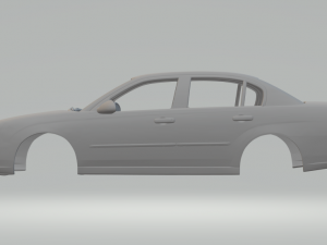 Chevrolet malibu 2004 Modèles 3D en vedette