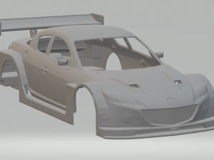 Mazda rx-8 race car 3D Print Model