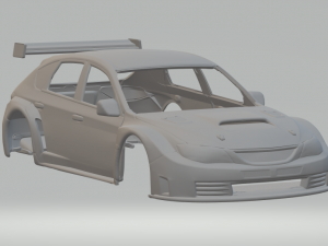 Subaru impreza WRX gt race car Modelo de impresión 3D