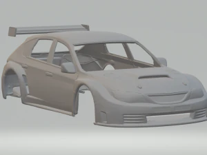 Subaru impreza WRX gt race car 3D Print Model