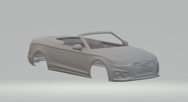 Audi s5 cabriolet Modelo de Impressão 3D .c4d .max .obj .3ds .fbx .stl .blend 