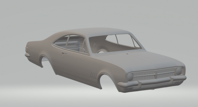 Holden Monaro GTS 327 3D Print Model .c4d .max .obj .3ds .fbx .stl .blend 