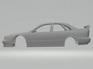 Volvo s40 race car 3D Print Model