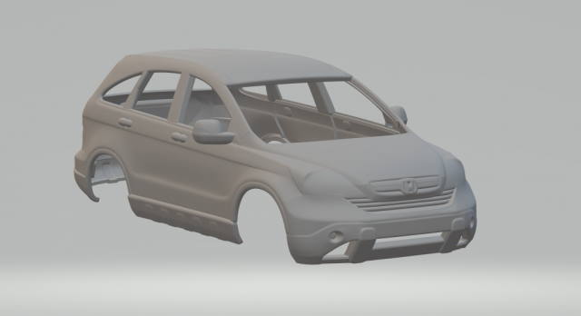 Honda crv body Modelo de impresión 3D .c4d .max .obj .3ds .fbx .stl .blend 