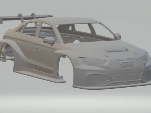 Ауди С3 ТКР 3D Принт Модель