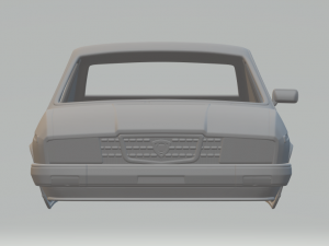 Lancia gamma berlina 3D-printmodel