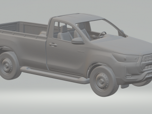 TOYOTA HILUX SINGLE CAB 3D Print Model