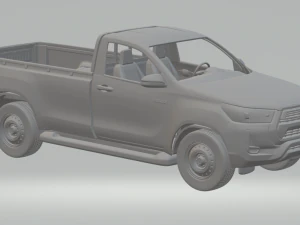 टोयोटा हिल्क्स सिंगल कैब 3D प्रिंट मॉडल