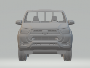 TOYOTA HILUX SINGLE CAB 3D 打印模型