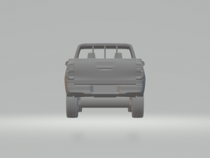 TOYOTA HILUX SINGLE CAB 3D 打印模型